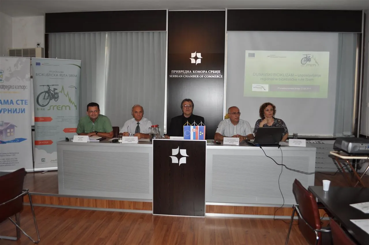 Завршна конференција пројекта Cycling Danube Рута Срем у Привредној комори Србије